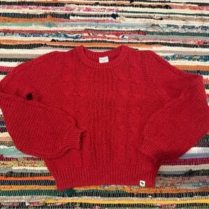 Abercrombie Kids Vibrant Red Sweater